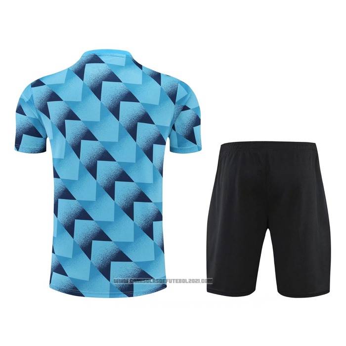 Fato de Treino Juventus Manga Curta 2022-2023 Azul - Calcas Curta